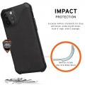 Urban Armor Gear UAG社製 iPhone 12/12 Pro(6.1) 2020対応耐衝撃ケース METROPOLIS LT LEATHER ブラック 【日本正規代理店品】 UAG-IPH20MFL-LBK 写真4
