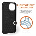 UAG社製 iPhone 12 Pro Max(6.7) 2020対応耐衝撃ケース METROPOLIS LT LEATHER ブラック 【日本正規代理店品】 UAG-IPH20LFL-LBK 写真4