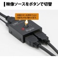 プリンストン Digizo 2ポートHDMI切換器 4K HDR@60fps 入出力双方向切替対応 【PS5/PS4 Pro/Nintendo Switch動作確認済】 写真4