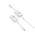 プリンストン ワイヤレスHDMI AirPlay / Miracast 受信機能対応 USB-C to HDMI(親子機セット品) ホワイト SC-POCKETPLUS-C1R1 写真4