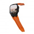 URBAN ARMOR GEAR UAG製 Apple Watch 49/46/45/44mm用 MONARCH ストラップ オレンジ/ブラックチタン UAG-AWLP-OR/BT 写真4
