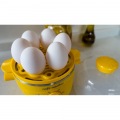 ゆで卵メーカー ゆで玉子名人 スチームクッカー タイマー付き SE-001 | ゆでたまご メーカー ゆで卵メーカー かんたん蒸し器 ANABAS イエロー 写真5