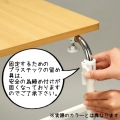 永井興産 ( NAGAIKOSAN ) 伸縮式 ベッド テーブル ホワイト | 昇降式 ベッドサイド サイドテーブル ベッドテーブル ワゴン 介護 高さ調節 幅調節 キャスター 写真5