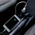 FMトランスミッター/Bluetooth/USB2ポート付/2.4A/おまかせ充電/重低音モード付/4チャンネル/ブラック 写真5