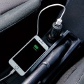 FMトランスミッター/Bluetooth/USB2ポート付/3.4A/おまかせ充電/重低音モード付/4チャンネル/ブラック 写真5
