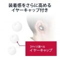 ヘッドセット Bluetooth ワイヤレスイヤホン 超小型 連続通話最大5時間 充電2時間 USB Type-C端子 片耳 左右耳兼用 ブラック 写真5