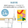 Lightningケーブル/高耐久/1.5m/ホワイト 写真5