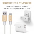 Lightningケーブル/準高耐久/アルミコネクタ/1.0m/ゴールド 写真5