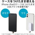 iPhone iPad USBメモリ Apple MFI認証 Lightning USB3.2(Gen1) USB3.0対応 Type-C変換アダプタ付 64GB ホワイト 写真5