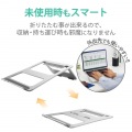 パソコンスタンド 10.1?15.6インチ ノートパソコン 折りたたみ式 姿勢改善 アルミ合金製 テレワーク オフィス シルバー 写真5