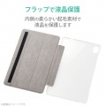 dtab Compact ドコモ d-42A ケース カバー レザー フラップ ブラック 薄型 軽量 背面クリア 画面保護 写真5