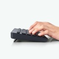 キーボード ワイヤレス マウス付 無線 USB 抗菌 薄型 ミニキーボード ワイヤレスキーボード メンブレン式 ブラック 写真5