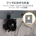 延長コード 電源タップ コンセント 2P 3個口 2.5m クリップタイプ 雷サージ ホコリシャッター付 ホワイト 写真5