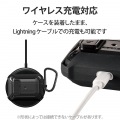 AirPods Proケース ZEROSHOCK Lock 耐衝撃 TPU ポリカーボネート アルミ合金 カラビナ付き ブラック 写真5