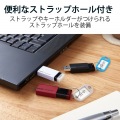 SSD 外付け ポータブル 1TB 小型 ノック式 USB3.2(Gen1)対応 ブラック PS4/PS4Pro/PS5 写真5