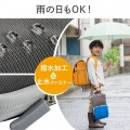 パソコンケース タブレットケース インナーバッグ 取っ手付き 撥水 ネームタグ 11.6インチ ランドセル収納可能 ブラック 写真5
