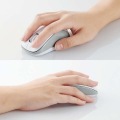 ワイヤレスマウス Bluetooth 3ボタン 抗菌 静音 軽量 IR LED Sサイズ ホワイト 写真5