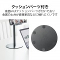 タブレットスタンド スマホスタンド 卓上 固定 4.7?12.9インチ スマホ タブレット テレワーク オンライン学習 ブラック タブレットホルダー スマホホルダー 写真5