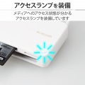 カードリーダー USB2.0 ケーブル収納タイプ 【SD SDHC SDXC microSD microSDHC microSDXC MMC RS-MMC 等対応】 Windows11 Mac ホワイト 写真5