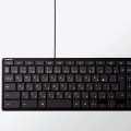 キーボード 有線 USB タイプC パンタグラフ コンパクト テンキー付き Chromebook WWCB認証 抗菌 ブラック 写真5