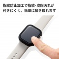 アップルウォッチ カバー ケース Series 7 [ 41mm ] フルカバー ハイブリッド 強化ガラス 反射防止ガラス 硬度9H モデル番号[ A2473 等] ブラック 写真5