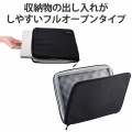 パソコンケース MacBook Pro 14インチ (2021年) 用 耐衝撃 起毛素材 スリム 撥水加工 軽量 ブラック 写真5