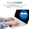 キーボードカバー Microsoft Surface Laptop 4 3 (13.5インチ・15インチ) 対応 抗菌 防塵 クリア 写真5