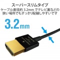 Premium HDMI Microケーブル(超スリム) 写真5