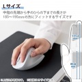 静音 Bluetooth5.0マウス ”EX-G”5ボタン Lサイズ 写真5