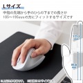 静音 2.4GHz無線マウス ”EX-G”5ボタン Lサイズ 写真5