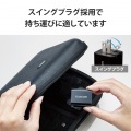 USB Type-C 充電器 PD 対応 最大出力20W タイプC ×2 【 iPhone iPad Air Galaxy Xperia AQUOS OPPO Android 各種 他対応 】 スイングプラグ 小型 軽量 ブラック 写真5