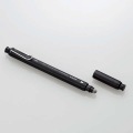 スマートフォン･タブレット用タッチペン/2WAY/導線繊維タイプ/ディスクタイプ/キャップ2個付き/ブラック 写真5