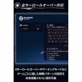 ゲーミングキーボード 【V custom】 有線 着脱式ケーブル メカニカル ( 銀軸 / スピードリニア ) 日本語配列 テンキーレス USB Aポート×1 コンパクト ブラック 写真5