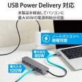 USB Type-Cデータポート/固定用台座付ドッキングステーション 写真5