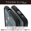 Galaxy A23 5G ( SC-56C / SCG18 ) ケース カバー ハイブリッド 耐衝撃 衝撃吸収 軽量 薄型 ストラップホール付 背面クリア フレームカラー ブラック 写真5