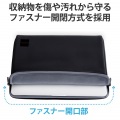 パソコンケース 12インチ 【 MacBook Air / Pro 13インチ M2 M1 Surface Pro 9 / Go 3 / Laptop Go 2 他対応】 耐衝撃 撥水加工 スリム ファスナー式 ブラック 写真5