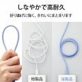 なめらかUSB Type-Cケーブル(非認証品、A-C) 写真5