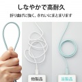 なめらかUSB Type-Cケーブル(非認証品、A-C) 写真5