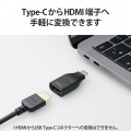 USB Type-C(TM)用HDMI映像変換アダプター 写真5