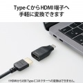 USB Type-C(TM)用HDMI映像変換アダプター 写真5