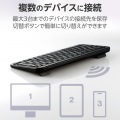 Bluetooth薄型ミニキーボード “Slint” 写真5
