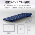 Bluetooth薄型ミニキーボード “Slint” 写真5