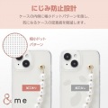 iPhone 15 ハイブリッドケース ハンドバンド &me パールタイプ 写真5