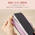 iPhone 15 ソフトレザーケース キルティング 手帳型 磁石付 ハンドストラップ付 写真5