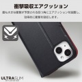 iPhone 15 Plus ソフトレザーケース 薄型 手帳型 磁石付 写真5
