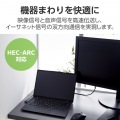 HIGH SPEED HDMIケーブル(L字コネクター/左向き) 写真5