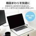 HIGH SPEED HDMIケーブル(L字コネクター/右向き) 写真5