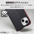 Xperia 5 V ソフトレザーケース 薄型 磁石付 写真5