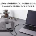 USB2.0ケーブル(C-C、100W対応) 写真5
