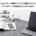 USB2.0ケーブル(C-C、100W対応) 写真5